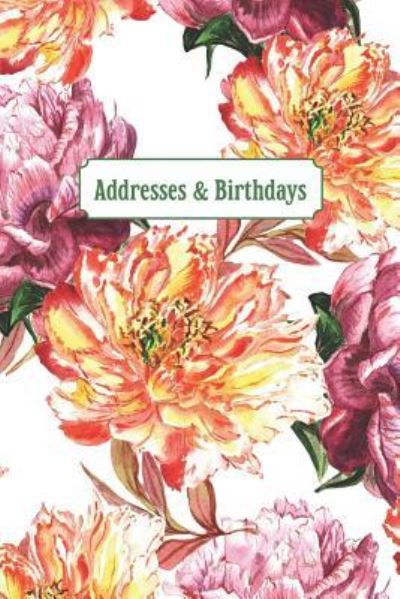 Cover for Andante Press · Addresses &amp; Birthdays (Paperback Book) (2019)