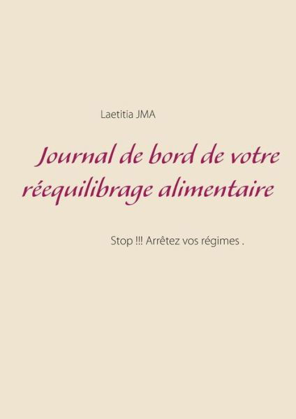 Cover for Jma · Journal de bord de votre réequilibr (Book) (2019)