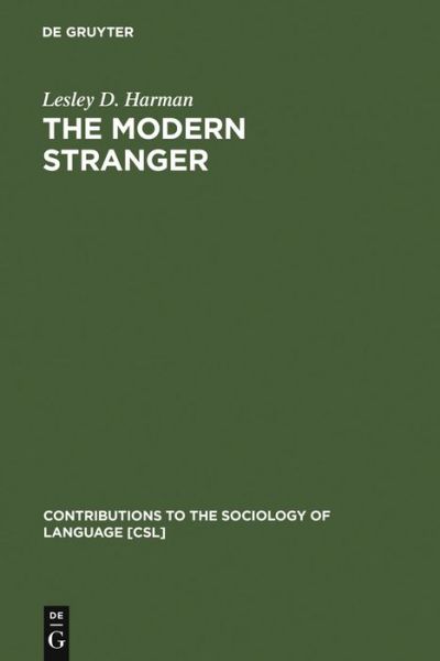 Cover for Harman · The Modern Stranger (Book) (1988)