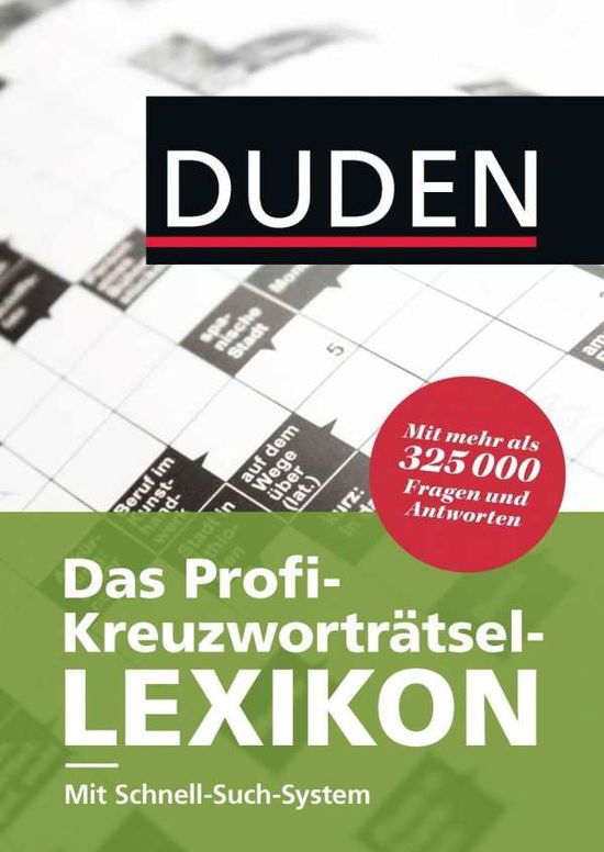 Cover for Dudenredaktion · Duden - Das Profi-Kreuzw (Book)