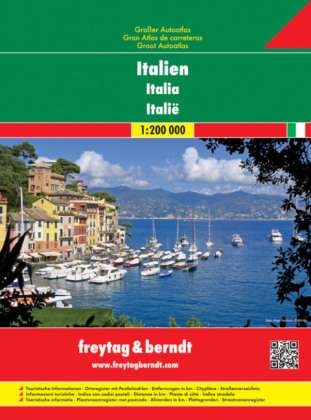 Cover for Freytag &amp; Berndt · Freytag &amp; Berndt Autoatlas: Italy Great Atlas (Spiral Book) (2017)