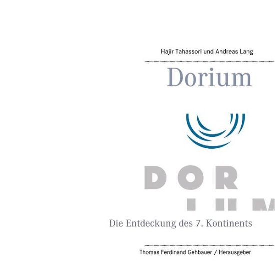 Dorium - Lang - Books -  - 9783746074351 - February 28, 2018