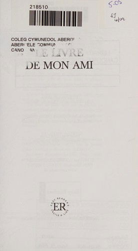 Cover for Anatole France · Easy Readers: Le livre de mon ami, A (Sewn Spine Book) [2nd edition] (2008)