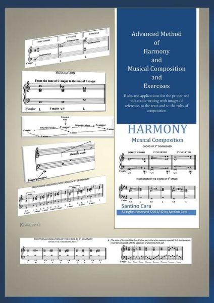 Cover for Santino Cara · Advanced Method of Harmony and Musical Composition and Exercises (Paperback Book) (2019)