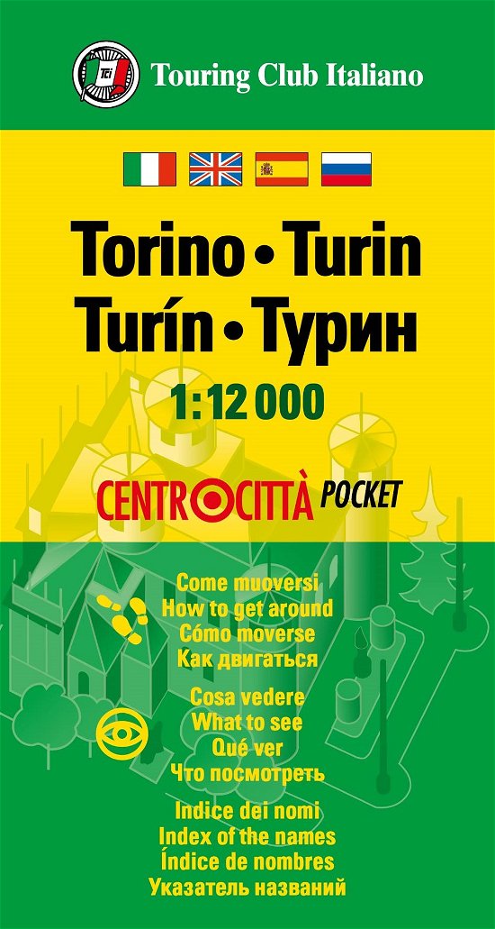 Turin - Centrocitta pocket (Landkarten) (2024)