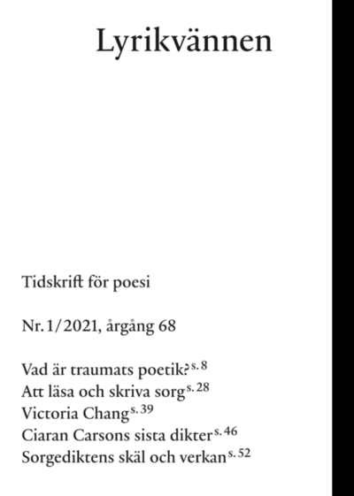 Cover for Nicolaj Stochholm · Lyrikvännen: Lyrikvännen 1 (Book) (2021)