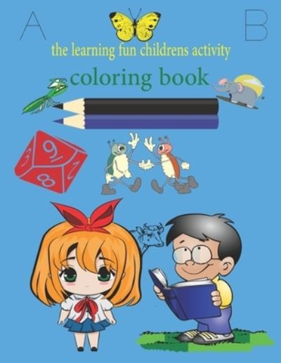 Cover for Mohamed Fares Bugs Fun Children · Coloring book: the learning bugs fun childres activity coloring books (uncolored): Childrens first learning book, Activity book coloring letters and numbers in addition to animals and insects 140 pages for Toddlers &amp; Kids Ages 3-8, line tracking (Paperback Book) (2021)