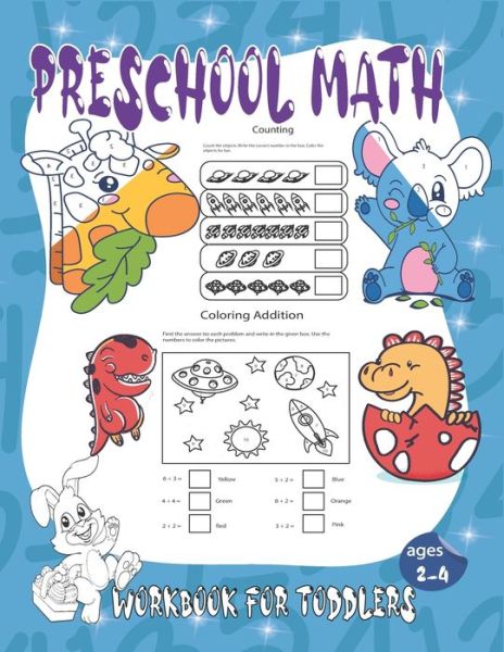 Cover for Salil Vigon · Preschool Math Workbook for Toddlers ages 2-4 (Paperback Book) (2021)