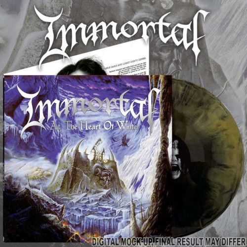 Cover for Immortal · At The Heart Of Winter (Black / Gold Vinyl LP) (LP) (2025)