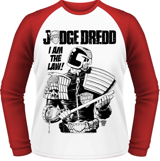 Cover for Judge Dredd · I Am the Law 3 Longsleeve Baseball White / Red (T-shirt) [size XL] (2013)