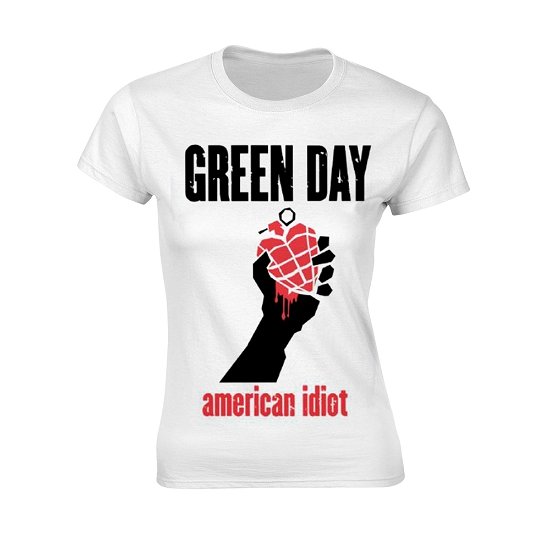 Cover for Green Day · American Idiot Heart (White) (T-shirt) [size M] [White edition] (2021)