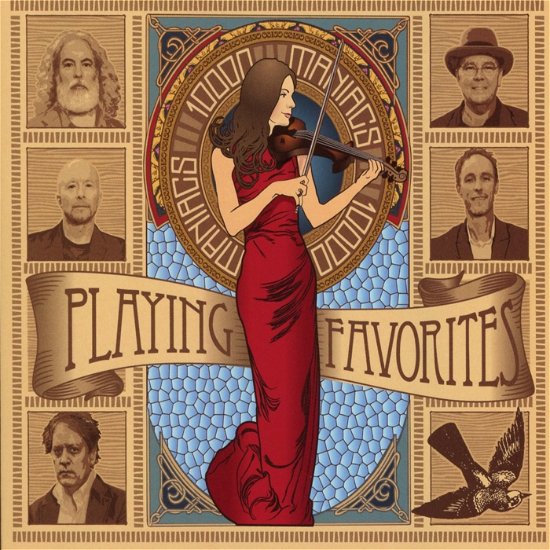 Cover for 10000 Maniacs · Playing Favorites (LP) [RSD 2024 Opaque Red edition] (2024)