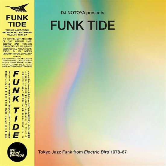 Cover for Wewantsounds Presents / various · Funk Tide - Tokyo Jazz-Funk From Electric Bird 1978-87 : Selected By Dj Notoya (CD) (2024)