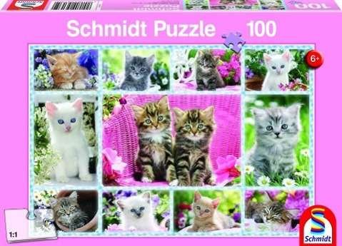 56135 - Puzzle Katzenbabys - 100tlg - Schmidt Spiele - Andet - SCHMIDT SPIELE - 4001504561352 - 22. juli 2014