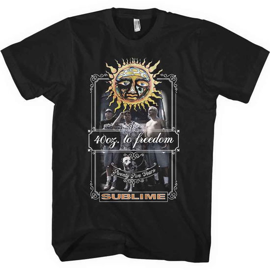 Sublime Unisex T-Shirt: 25 Years - Sublime - Merchandise -  - 5056012041352 - 