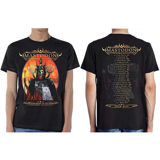 Mastodon Unisex T-Shirt: Emperor of Sand Autumn 2017 (Ex-Tour) - Mastodon - Marchandise -  - 5056170633352 - 