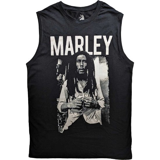 Bob Marley Unisex Tank T-Shirt: Marley B&W - Bob Marley - Produtos -  - 5056561080352 - 