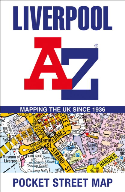 Cover for A-Z Maps · Liverpool A-Z Pocket Street Map (Landkarten) [2 Revised edition] (2024)