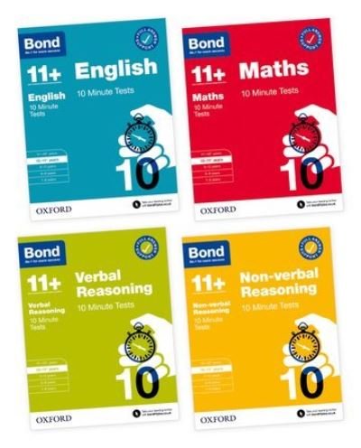 Cover for Bond 11+ · Bond 10 Minute Tests 10-11+ years Pack: Ready for the 2024 exam (Taschenbuch) (2021)