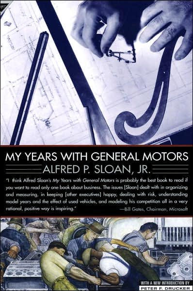 Cover for Alfred Sloan · My Years with General Motors (Paperback Book) [Reissue edition] (1990)