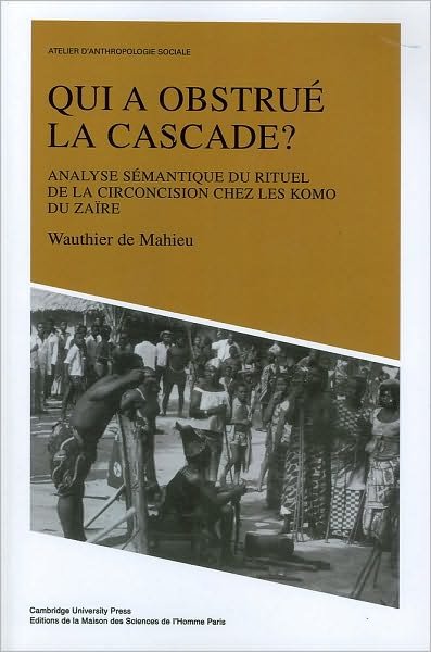 Cover for Wauthier De Mahieu · Qui a obstrue la cascade?: Analyse semantique du rituel de la circoncision chez les Komo du Zaire - Atelier d'Anthropologie Sociale (Paperback Book) (2009)