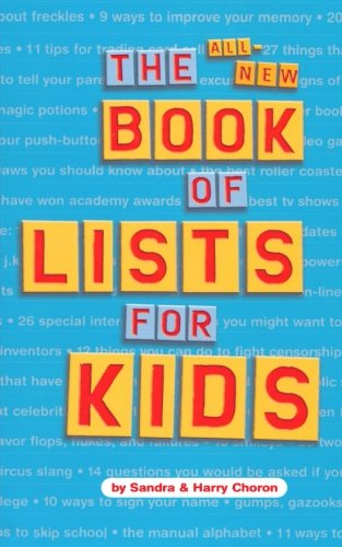 Cover for Harry Choron · The All-new Book of Lists for Kids (Paperback Book) (2002)