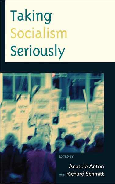 Cover for Richard Schmitt · Taking Socialism Seriously - Critical Studies on the Left (Hardcover Book) (2012)