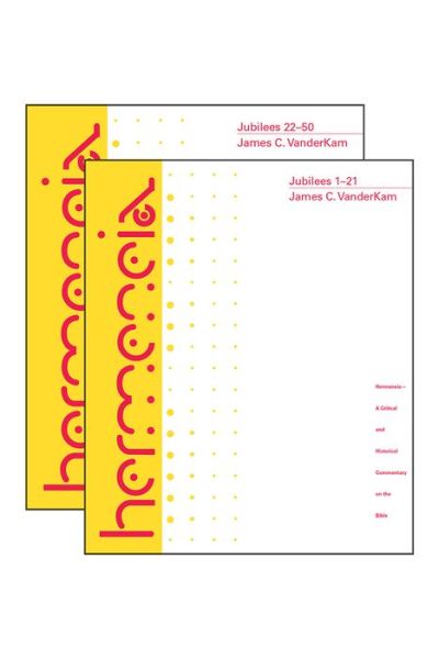 Cover for James C. VanderKam · Jubilees: A Commentary in Two Volumes - Hermeneia (Hardcover Book) (2018)