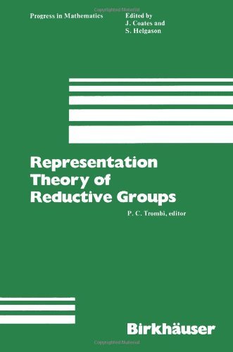 Cover for Trombi · Representation Theory of Reductive Groups: Proceedings of the University of Utah Conference 1982 - Progress in Mathematics (Paperback Book) [Softcover reprint of the original 1st ed. 1983 edition] (1983)