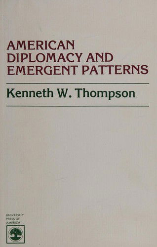 Cover for Thompson · Amer Diplomacy a/Emer Patt Pb (Bog) (1982)