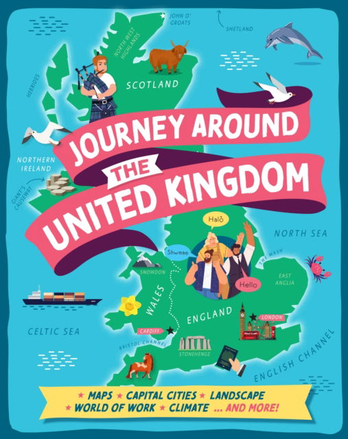 Cover for Claudia Martin · Journey Around the United Kingdom (Hardcover Book) (2025)