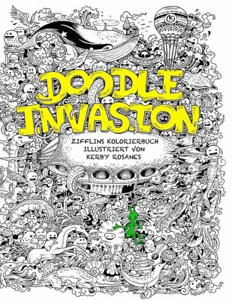 Cover for Zifflin · Doodle Invasion: Zifflins Kolorierbuch (Taschenbuch) (2013)