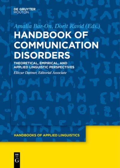 Cover for Amalia Bar-On · Handbook of Communication Disorders (Paperback Book) (2019)