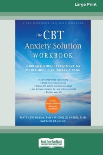 Cover for Matthew McKay · The CBT Anxiety Solution Workbook (Taschenbuch) (2017)