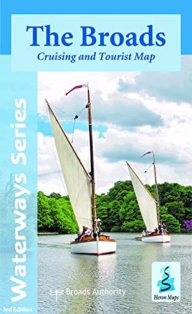 Cover for The Broads Cruising and Tourist Map (Map) (2021)