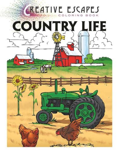 Cover for Racehorse Publishing · Creative Escapes Coloring Book: Country Life (Paperback Book) (2016)