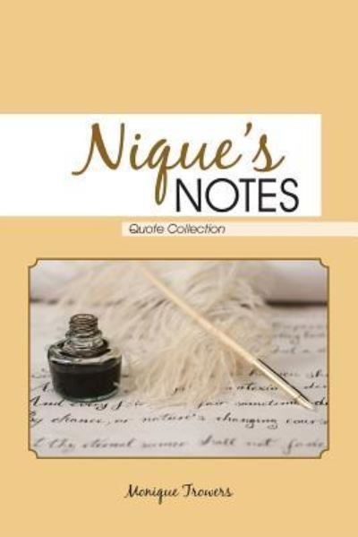 Cover for Monique Trowers · Nique's Notes (Paperback Bog) (2018)