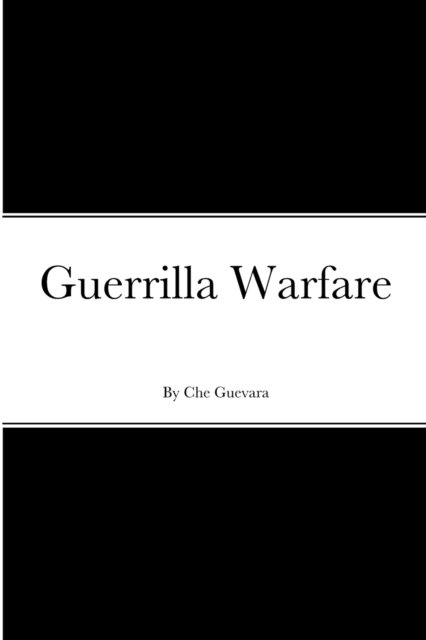 Cover for Che Guevara · Guerrilla Warfare Large Print (Paperback Bog) [Large type / large print edition] (2023)