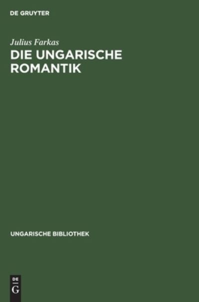 Cover for Julius Farkas · Ungarische Romantik (Book) (1931)