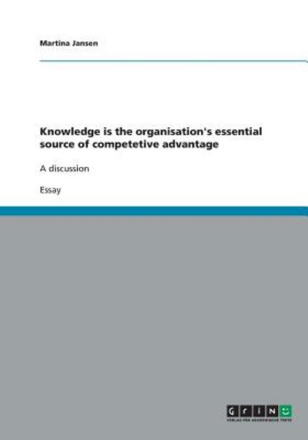 Cover for Jansen · Knowledge is the organisation's (Book) (2009)