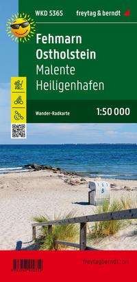 Cover for Fehmarn - Ostholstein, hiking, cycling and leisure map 1:30,000, freytag &amp; berndt, WKD 5365 (Landkarten) (2023)