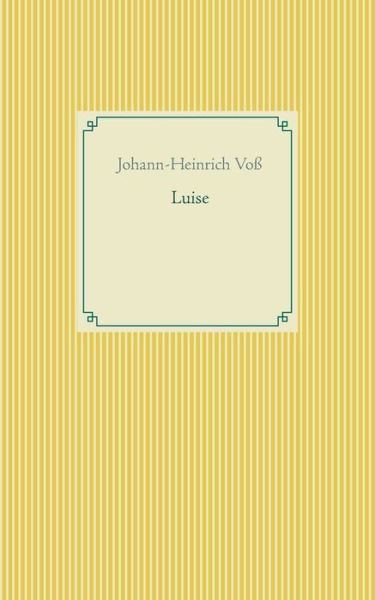 Cover for Voß · Luise (Bok) (2018)