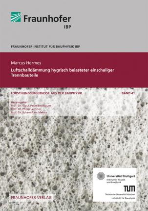 Cover for Hermes · Luftschalldämmung hygrisch belas (Book)