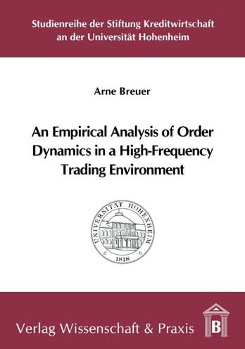 Cover for Breuer · An Empirical Analysis of Order D (Book) (2012)