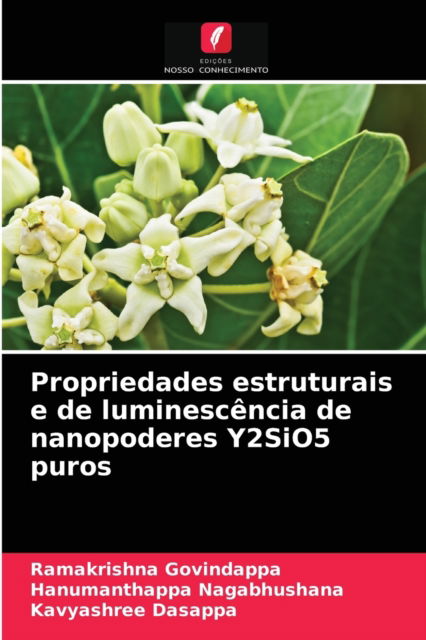 Cover for Ramakrishna Govindappa · Propriedades estruturais e de luminescencia de nanopoderes Y2SiO5 puros (Paperback Book) (2021)
