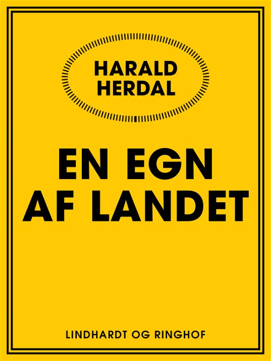 Cover for Harald Herdal · En egn af landet (Taschenbuch) [1. Ausgabe] (2017)