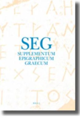 Cover for Author · Supplementum Epigraphicum Graecum Volume Lv (Hardcover Book) (2009)