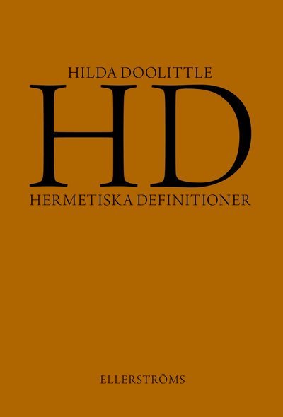 Cover for Hilda Doolittle · Hermetiska definitioner (Book) (2016)