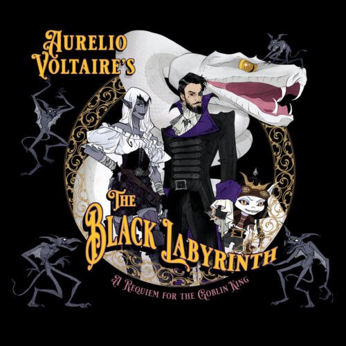 Cover for Aurelio Voltaire · Black Labyrinth (CD) (2023)