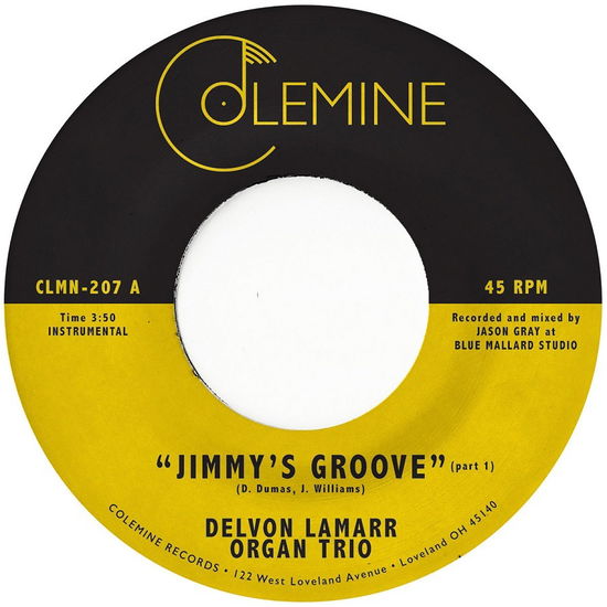 Cover for Delvon Lamarr Organ Trio · Jimmy's Groove (7&quot;) [Coloured edition] (2022)